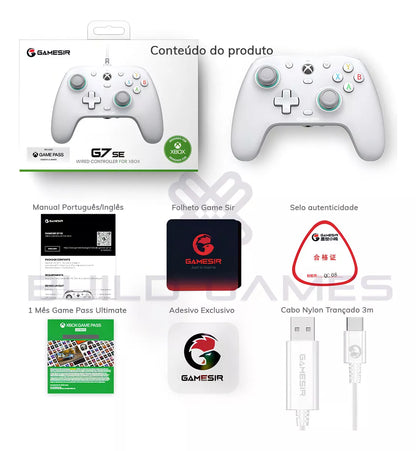 Controlador Con Cable Gamesir G7 Se Para Pc/xbox One Color Azul